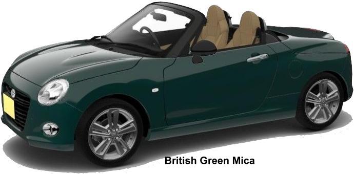 Daihatsu Copen Cero Color: British Green Mica