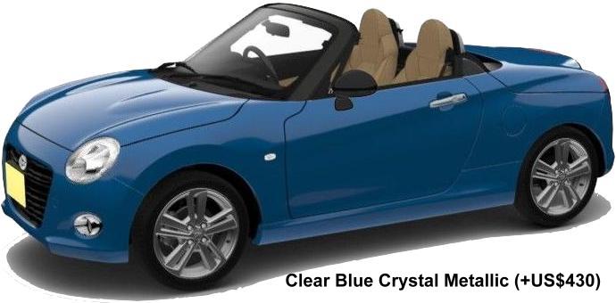 Daihatsu Copen Cero Color: Clear Blue Crystal Metallic