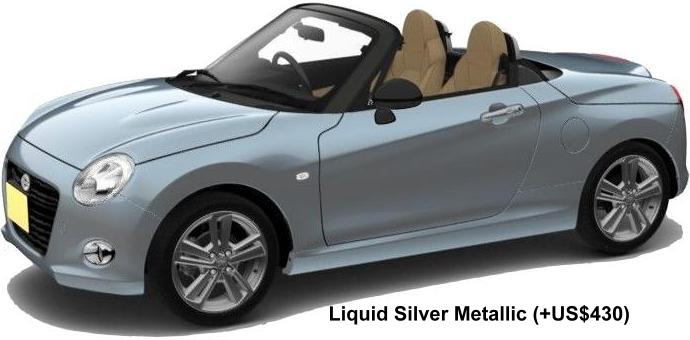 Daihatsu Copen Cero Color: Liquid Silver Metallic