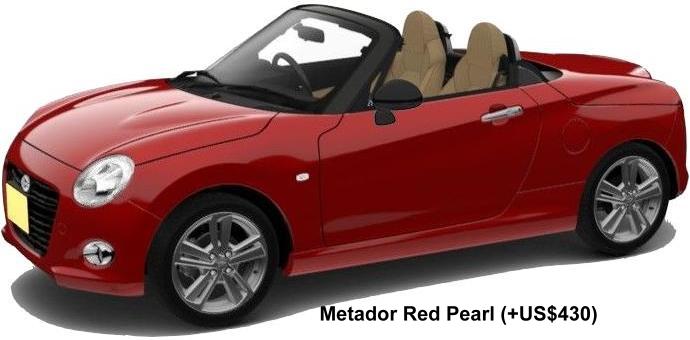 Daihatsu Copen Cero Color: Metador Red Pearl