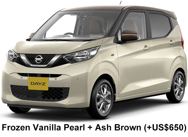 Nissan Dayz Color: Frozen Vanilla Pearl Ash Brown