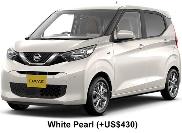 Nissan Dayz Color: White Pearl