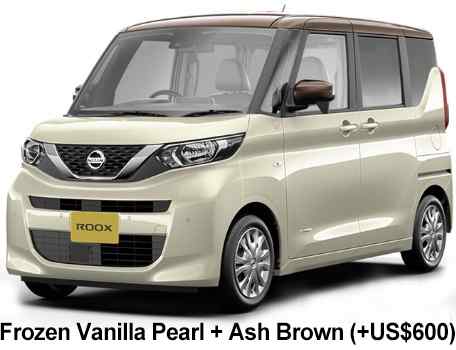 Nissan Dayz roox Color:  Frozen Vanilla Pearl Ash Brown