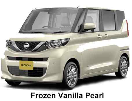 Nissan Dayz roox Color:  Frozen Vanilla Pearl