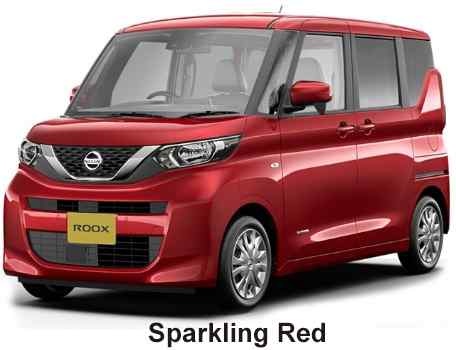 Nissan Dayz roox Color:  Sparkling Red