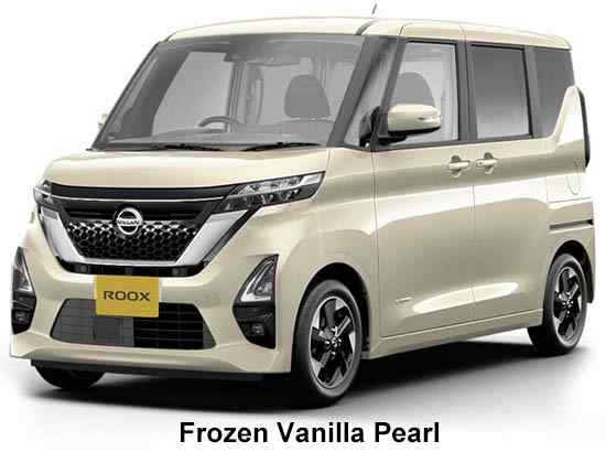 Nissan Dayz Roox Highway Star Color: Frozen Vanilla Pearl