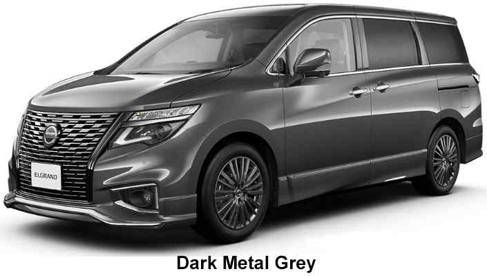 Nissan Elgrand Color: Dark Metal Grey