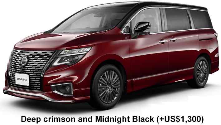 Nissan Elgrand Color: Deep Crimson