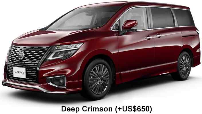 Nissan Elgrand Color: Deep Crimson