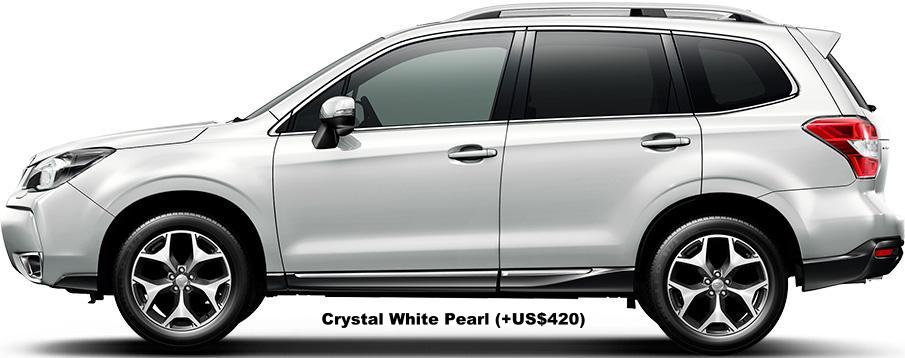 New Subaru Forester Body color: Crystal White Pearl (+US$420)