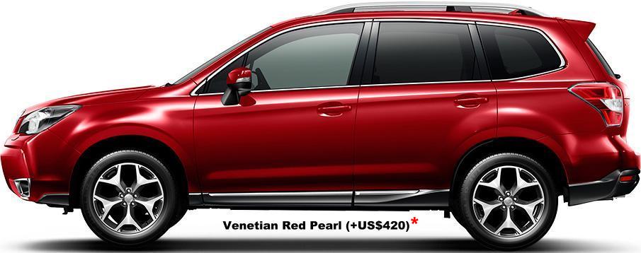 New Subaru Forester Body color: Venetian Red Pearl (+US$420)