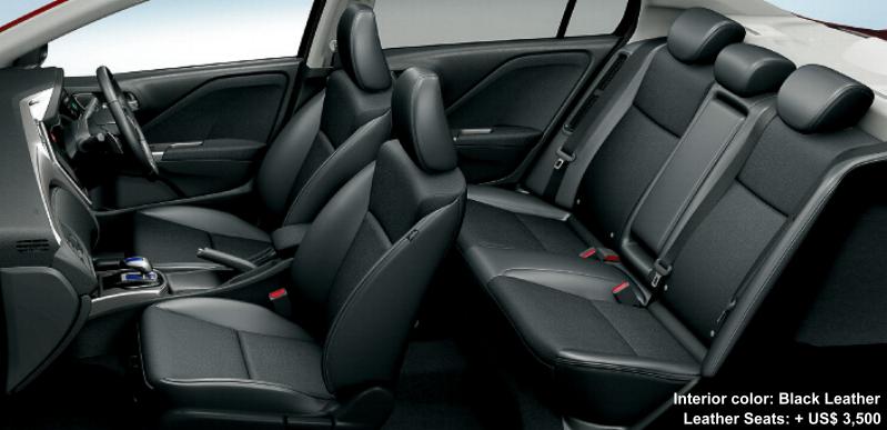 BLACK LEATHER SEATS: +US$3500