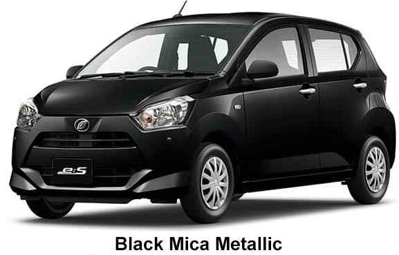 Daihatsu mira e:S Color: Black Mica Metallic