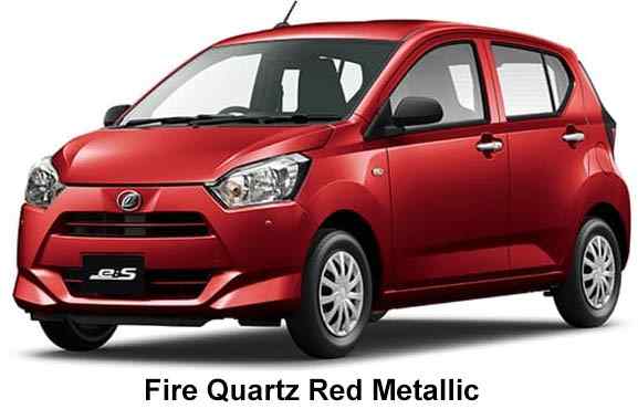 Daihatsu mira e:S Color: Fire Quartz Red Metallic