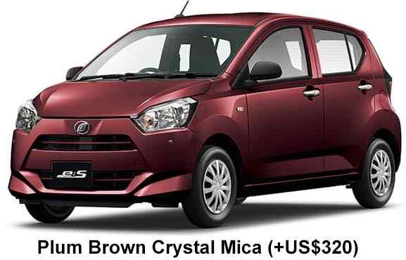 Daihatsu mira e:S Color: Plum Brown Crystal Mica