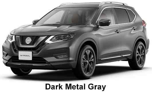 Nissan X trail Color: Dark Metal Gray