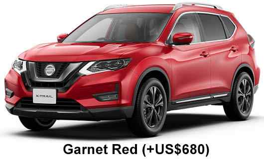 Nissan X trail Color: Garnet Red