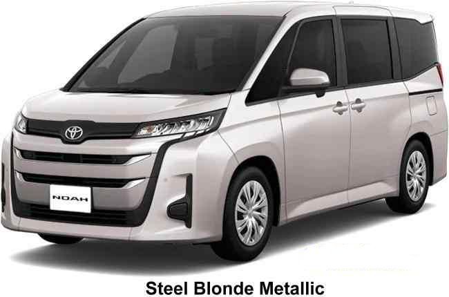 New Toyota Noah body color: STEEL BLONDE METALLIC