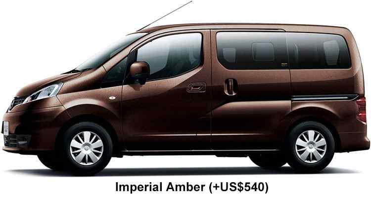 Nissan nv200 Vanette Wagon Color: Imperial Amber