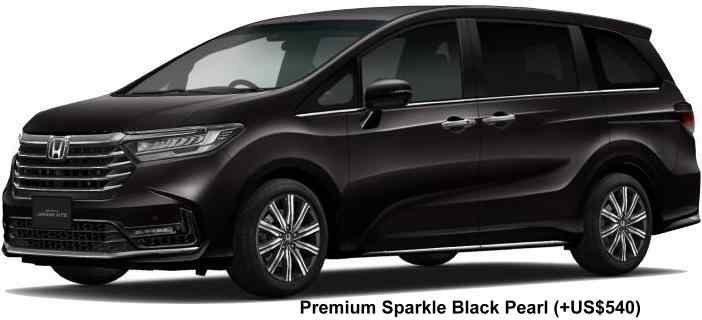 New Honda Odyssey body color: PREMIUM SPARKLE BLACK PEARL (option color +US$540)