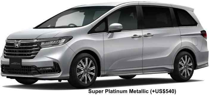 New Honda Odyssey body color: SUPER PLATINUM METALLIC (option color +US$540)