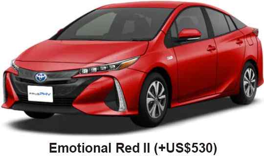 Toyota Prius phv Color: Emotional Red