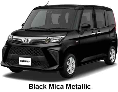 Toyota Roomy body color: Black Mica Metallic