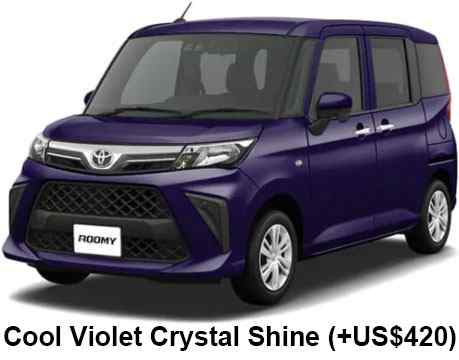 Toyota Roomy body color: Cool Violet Crystal Shine