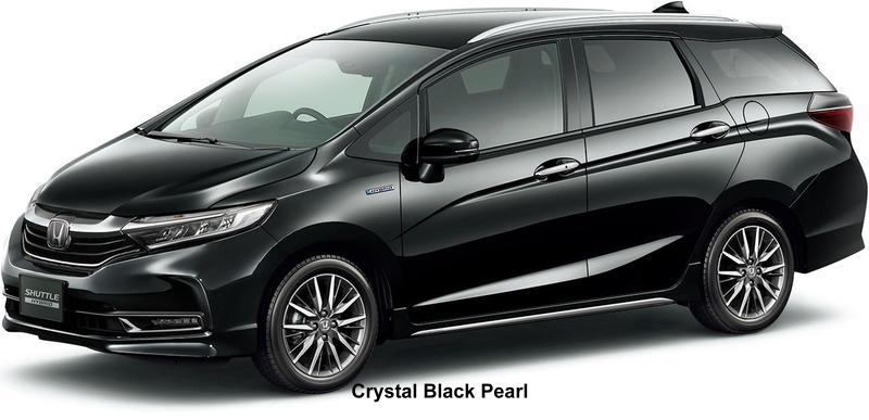 New Honda Shuttle Handicapped Body colors, Full variation of
