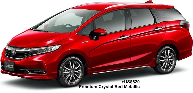 New Honda Shuttle Handicapped Body colors, Full variation of