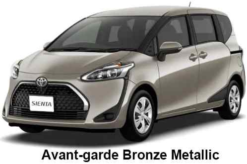 Toyota Sienta Color: Avant Garde Bronze Metallic