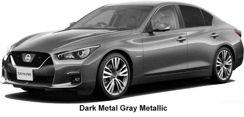 Nissan Skyline Sedan Color: Dark Metal Gray Metallic