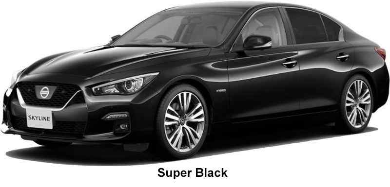 Nissan Skyline Sedan Color: Super Black