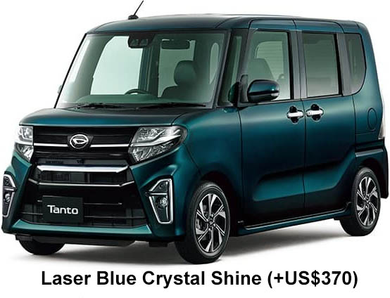 Daihatsu Tanto Color: Laser Blue Crystal Shine