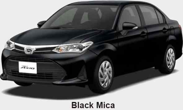 Toyota Axio Color: Black Mica