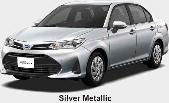 Toyota Axio Color: Silver Metallic