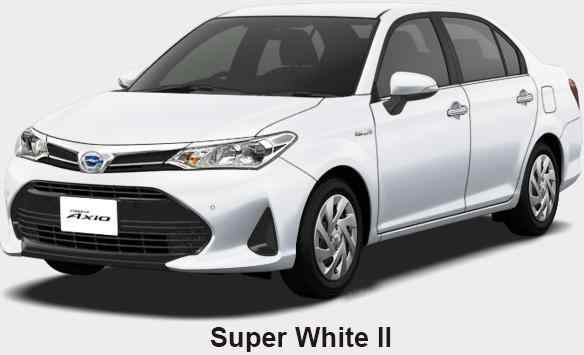 Toyota Axio Color: Super White II