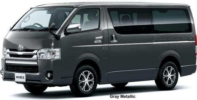 New Toyota Hiace body color: GRAY METALLIC