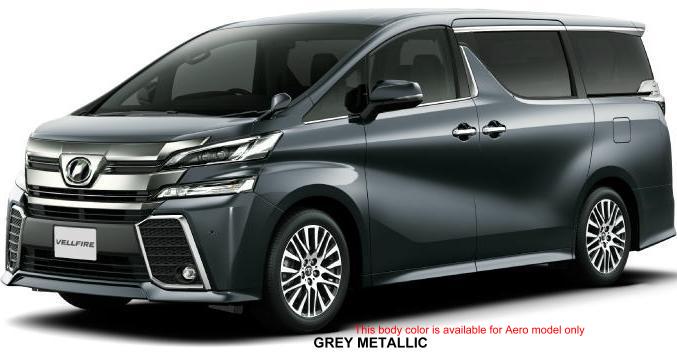 New Toyota Vellfire body color: GRAY METALLIC