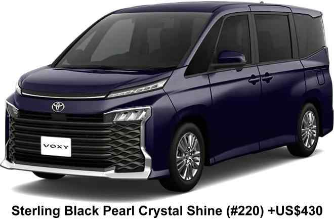 Toyota Voxy body color: Sterling Black Pearl Crystal Shine (220)430