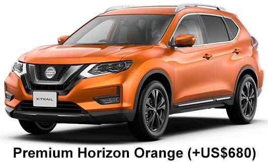 Nissan X trail Color: Premium Horizon Orange