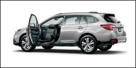 SUBARU LEGACY OUTBACK FRONT SEAT ACCESSIBLE VEHICLE: LIFTUP TYPE