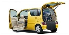 SUZUKI WAGON R FRONT SEAT ACCESSIBLE VEHICLE: LIFTUP TYPE