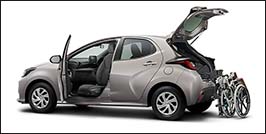 TOYOTA YARIS FRONT SEAT ACCESSIBLE VEHICLE: ROTATE TYPE